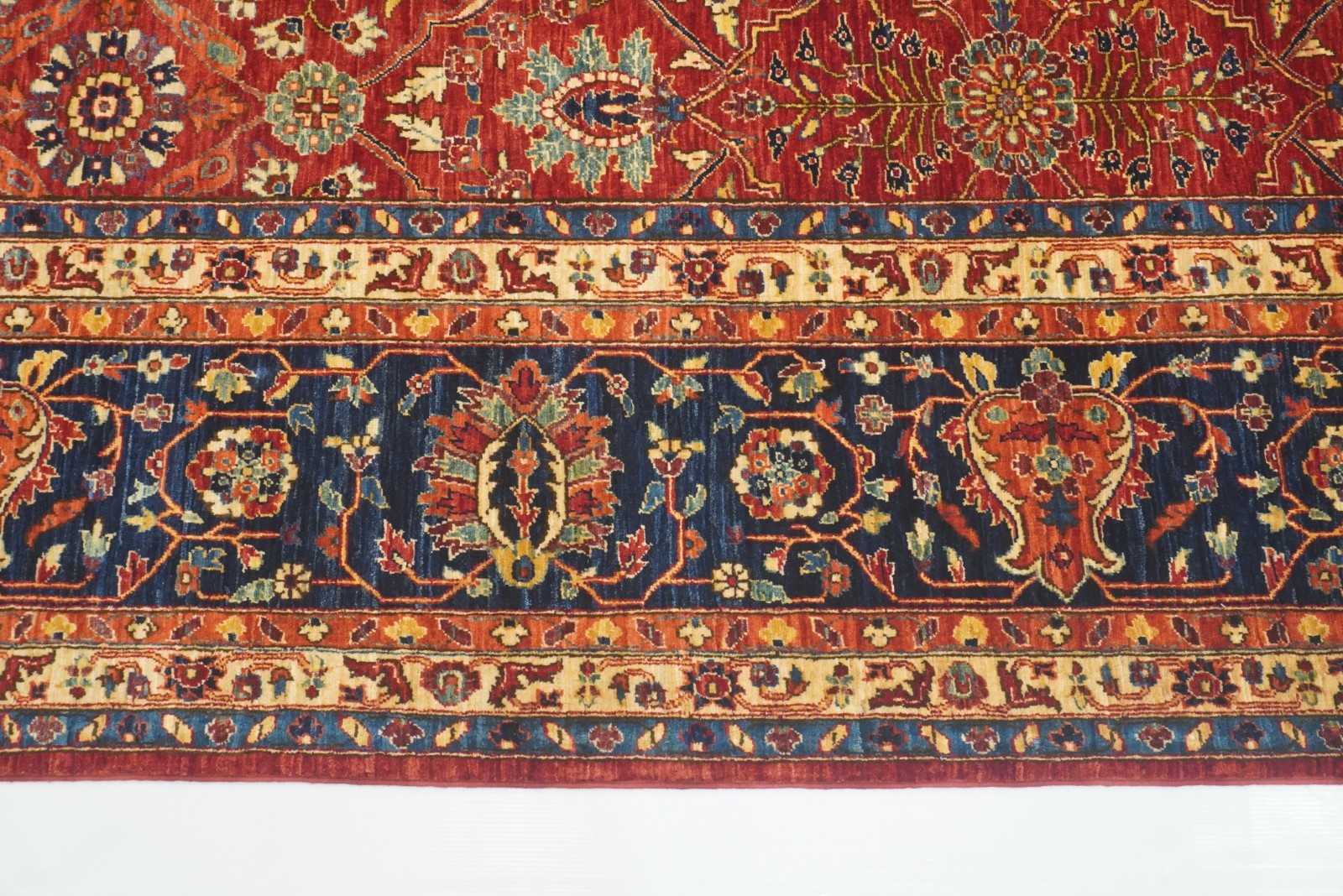 10×14 ft Red Bidjar Afghan Hand Knotted Wool Oriental Rug
