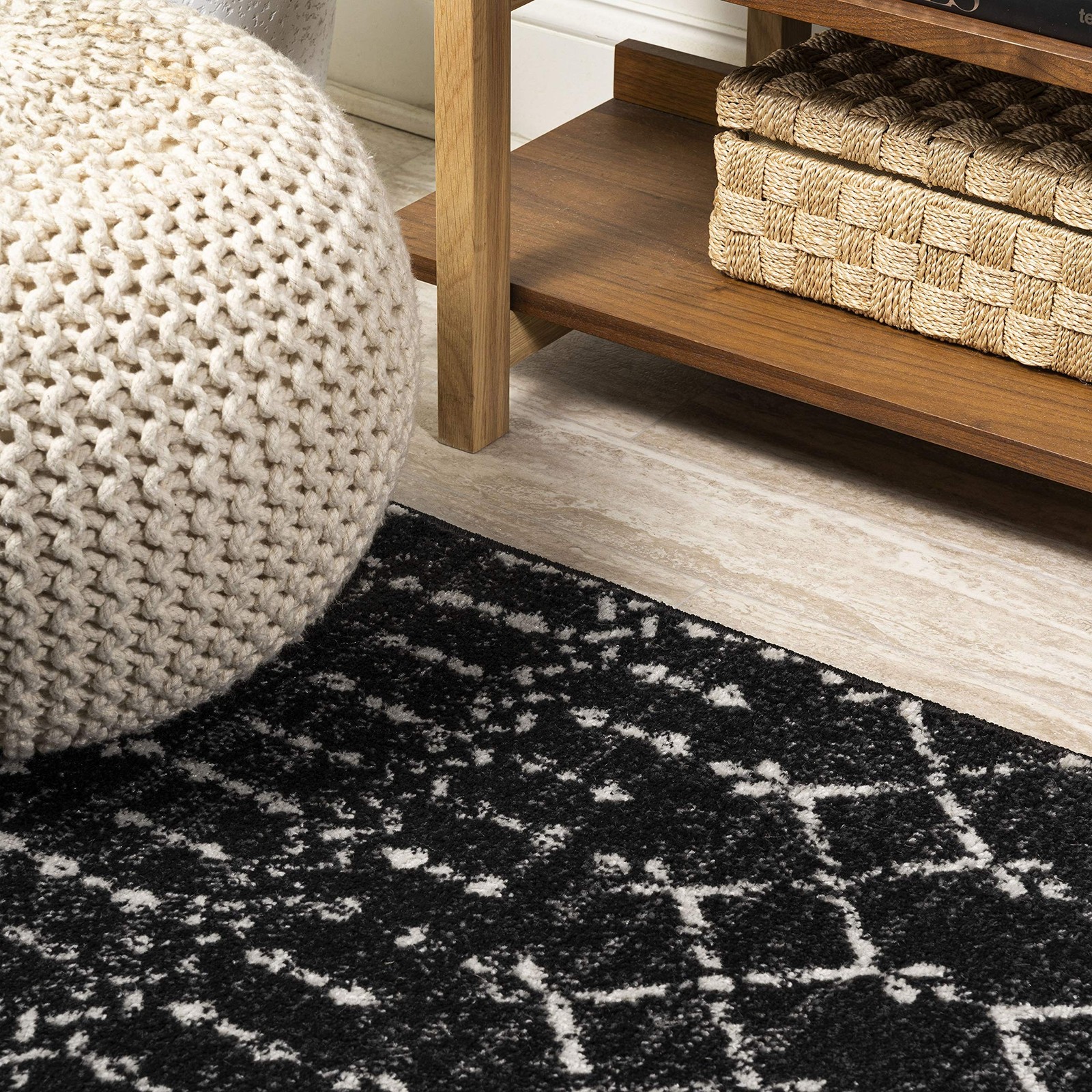 JONATHAN Y MOH101D-28 Moroccan Hype Boho Vintage Diamond Indoor Area-Rug Bohe…