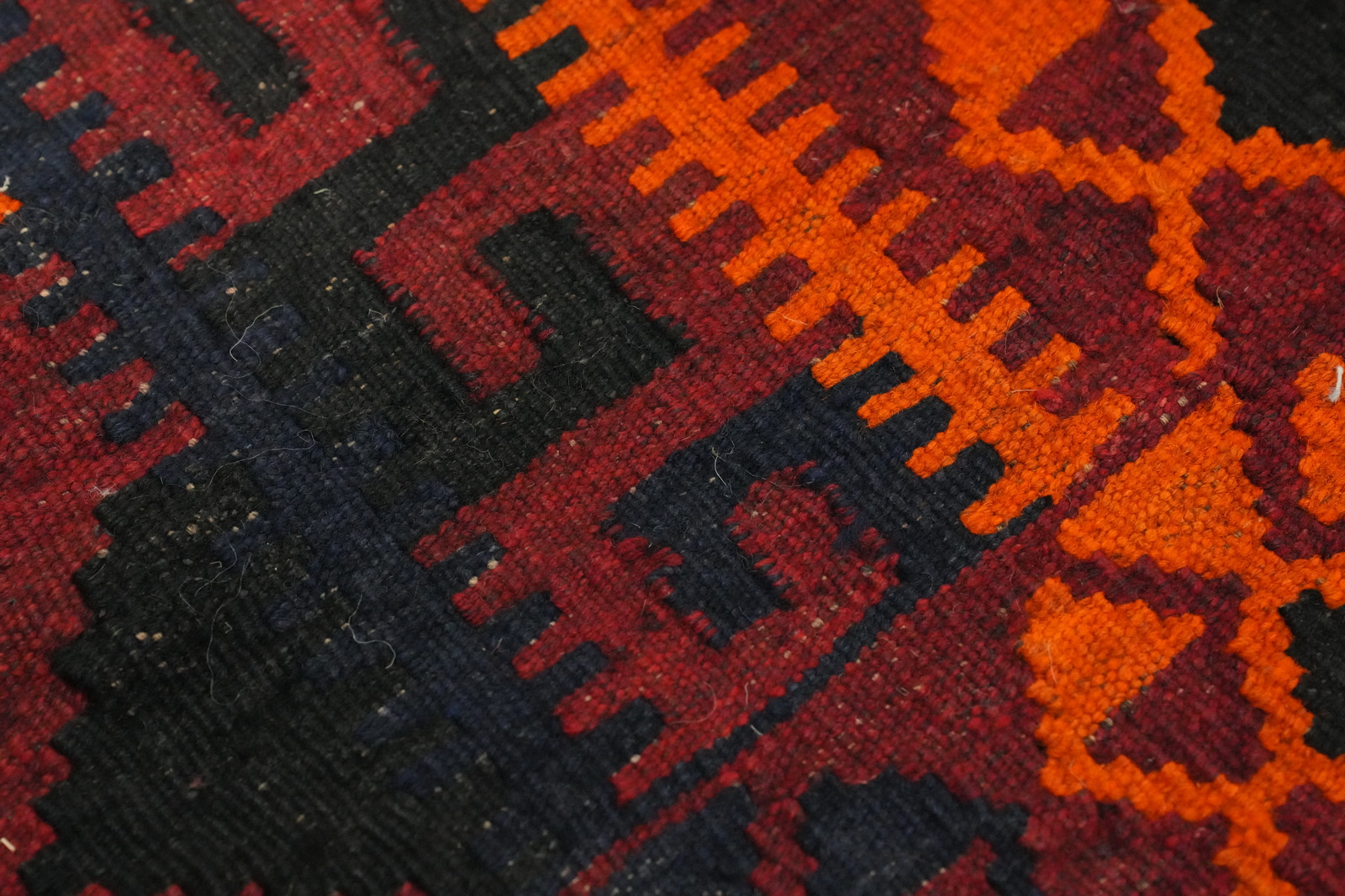 Vegetable Dye Hand Woven Kilim Large Rug 9×15 Ft Tribal Oriental Wool Carpet