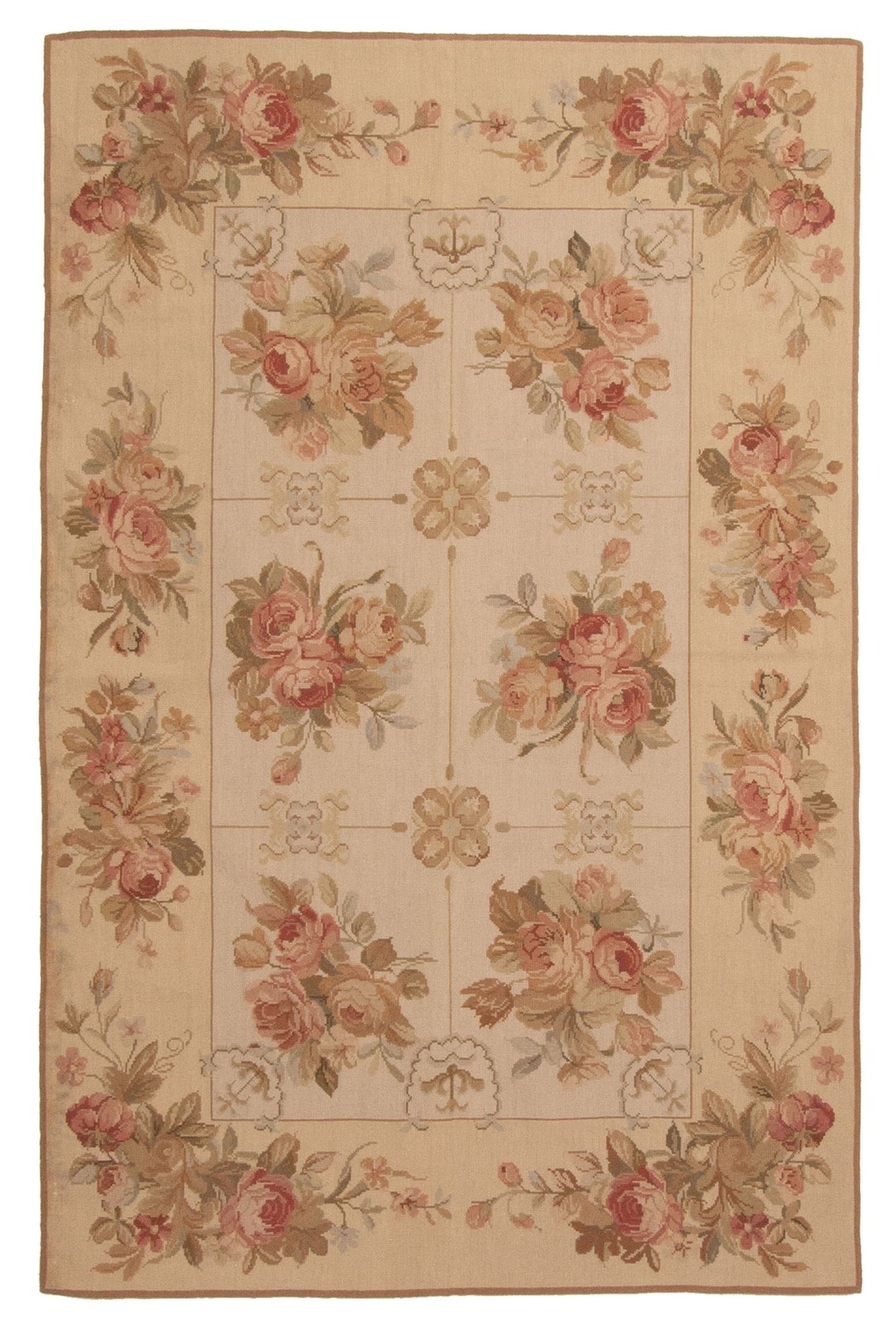 Vintage 4’0″ x 6’0″ Traditional Wool Hand Woven Oriental Area Rug