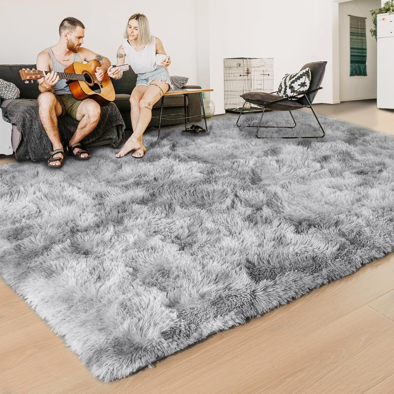 Black Rug For Bedroom Area Rug 6×9 Feet Throw Rugs With Rubber Backing Washable