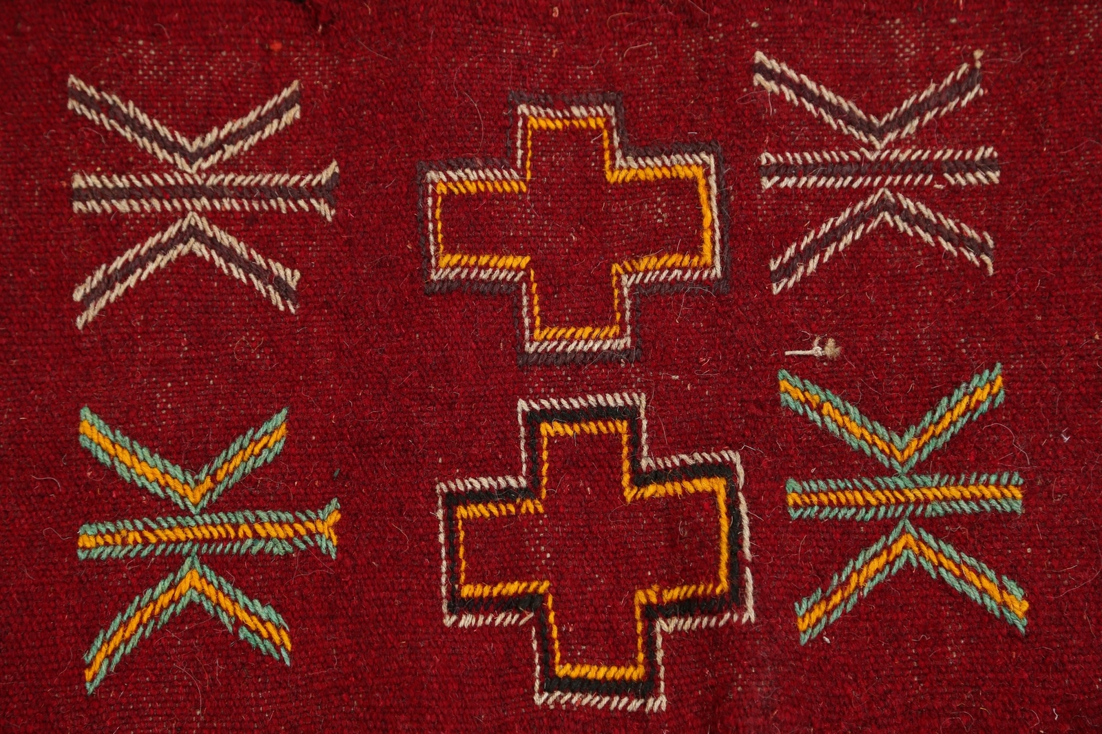 Tribal Sumak Kilim Hand-Woven Area Rug Geometric Nomad Home Decor Carpet 3×6 ft