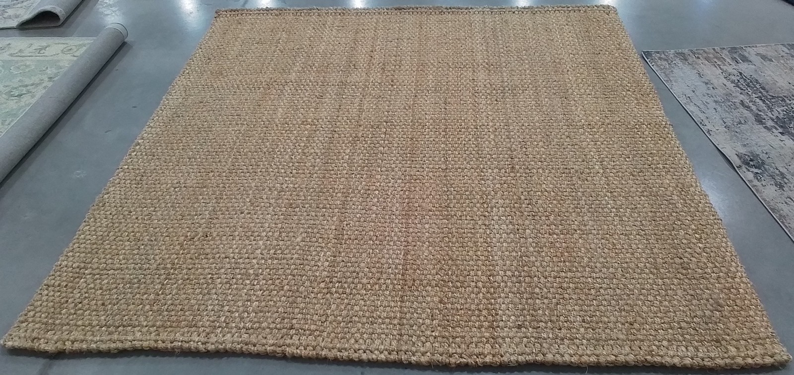 NATURAL 8′-0″ x 8′-0″ Flaw in Rug, Reduced Price 1172803176 NF401A-8SQ