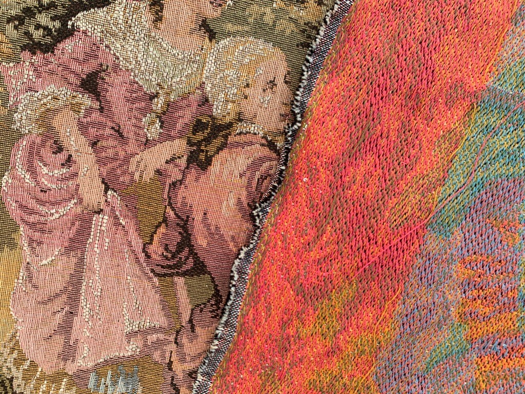 Vintage Tapestry,Stunning French Tapestry Pictorial Tapestry Home Decor 2×5 ft