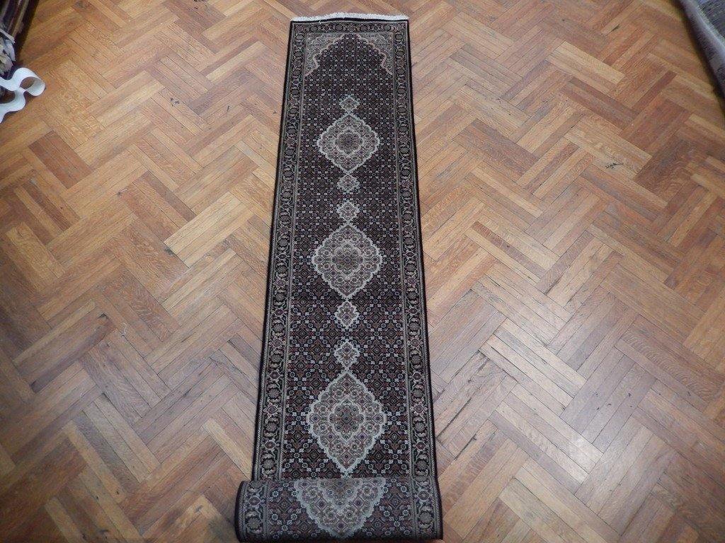3×8 Runner Wool & Silk Tabriiz Mahii Runner # PIX-21717