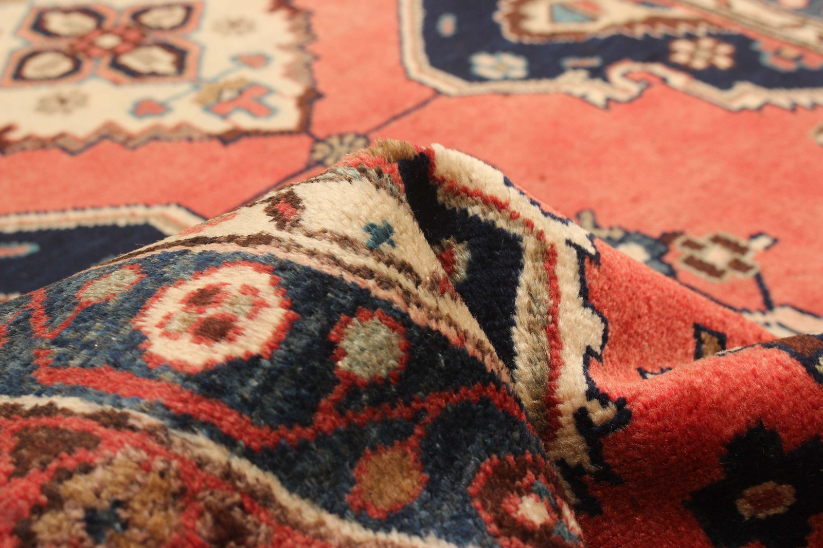 Vintage Hand-knotted Runner Rug 3’2″ x 10’6″ Traditional Oriental Wool Carpet