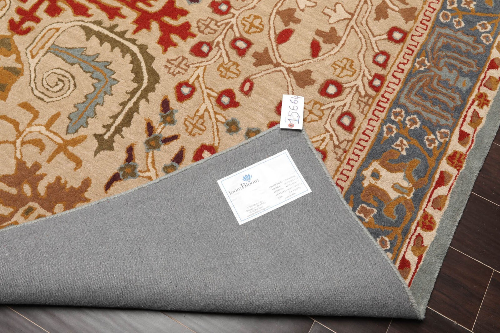 Multi Sizes Handmade 100% Wool Arts & Craft Transitional Oriental Area Rug Beige