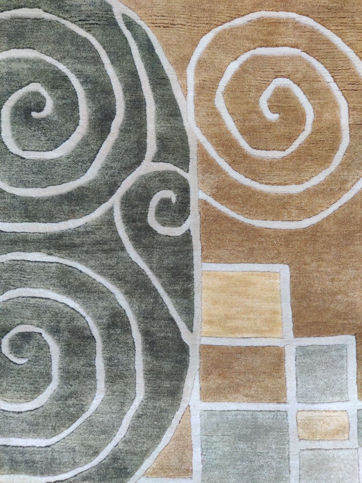 Authentic 6’7″ x 9’10” Hand Knotted Area Rug for Kids Teen 100% Wool 200×300 cm