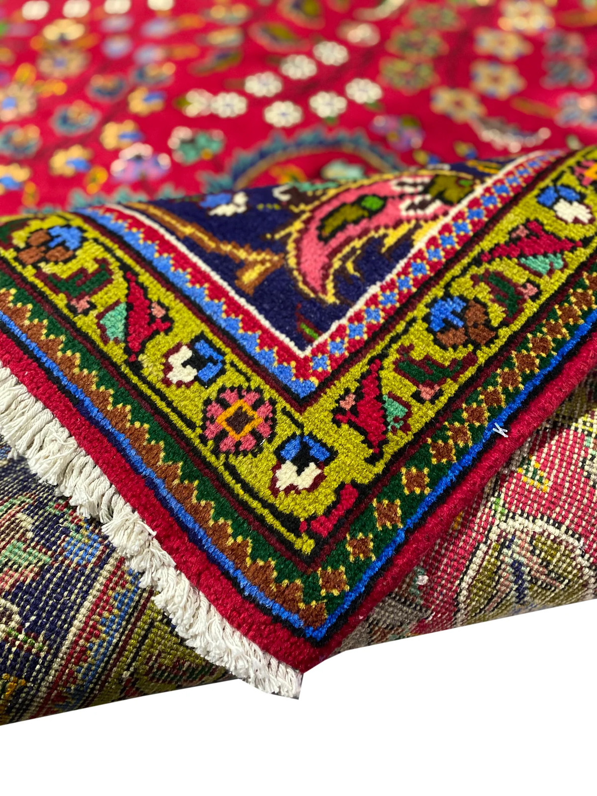 9.9 x 13 Pre-Owned Perrsian Wool Tabriiz Rug #F-6989