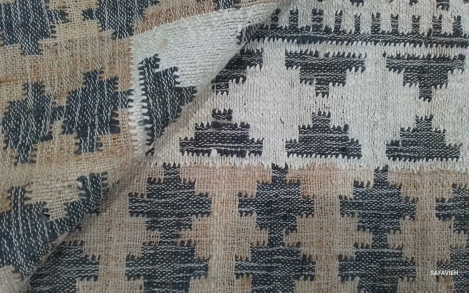 IVORY / GREY 9′-0″ x 12′-0″ Flaw in Rug, Reduced Price 1172804392 KLM755A-9
