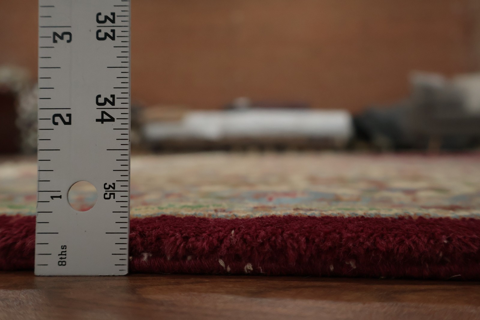 Classic Burgundy Palace Size Rug 12×16 Wool Hand-made Medallion Vintage Carpet