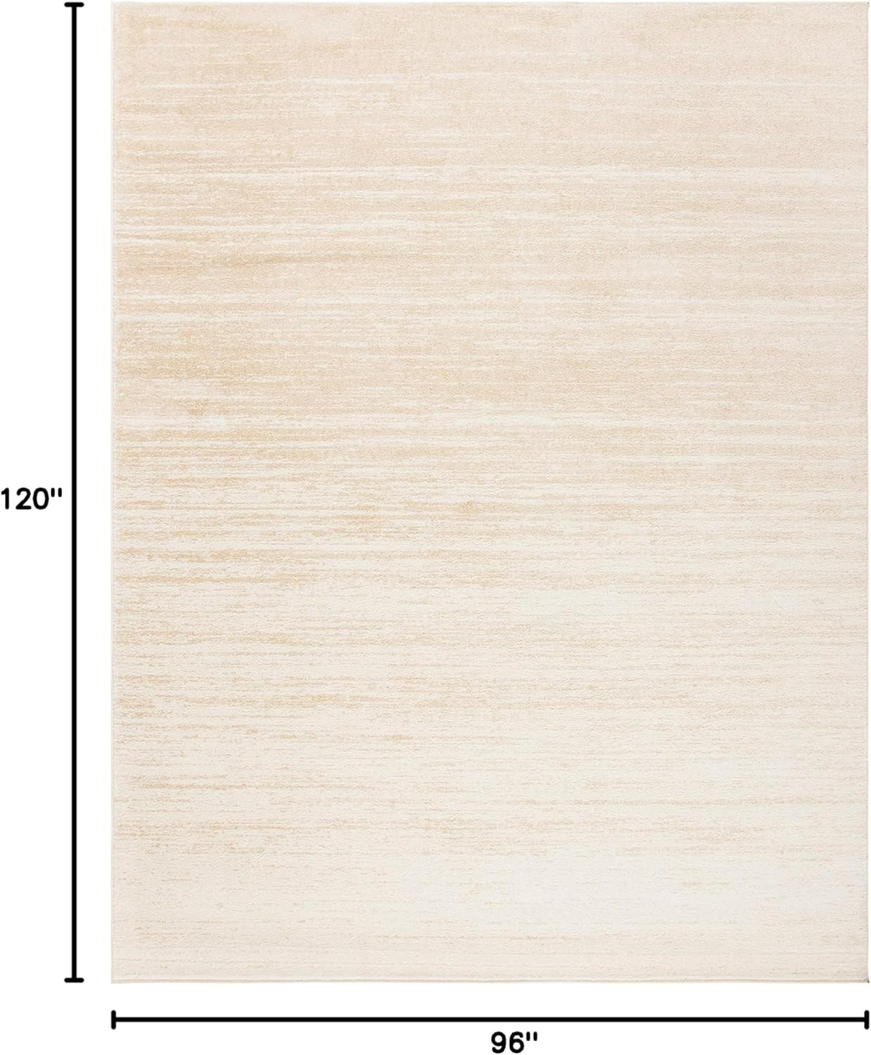 SAFAVIEH Area Rug 8X10 – Adirondack Collection – Large – Champagne & Cream, Mode
