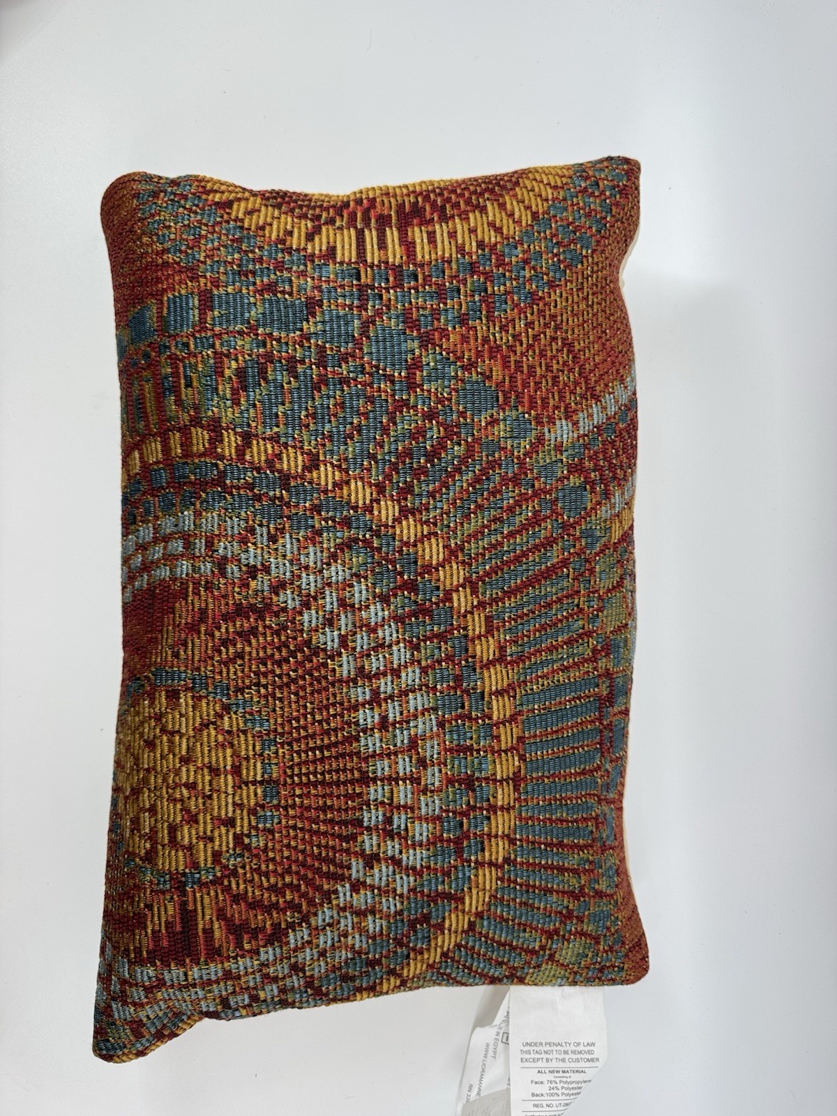 Liora Manne Marina Circles Saffron 18×12 Pillow