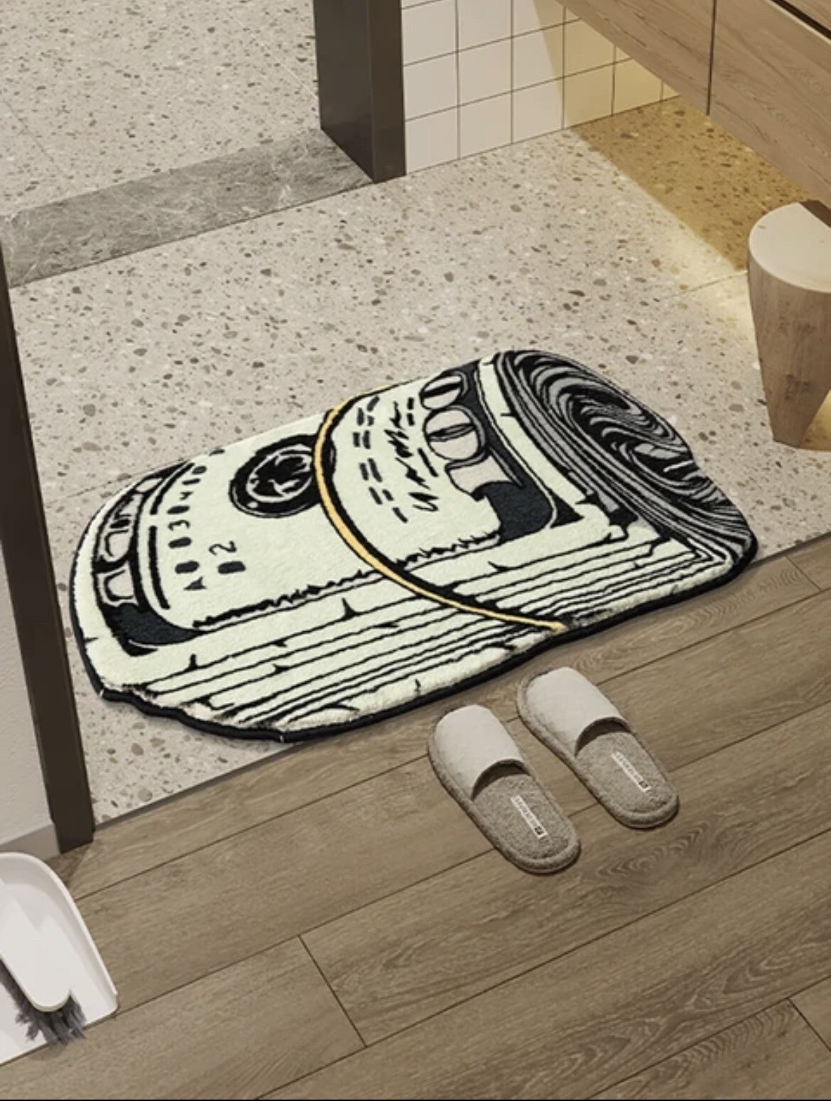 Money Roll Floor Rug 50x80cm