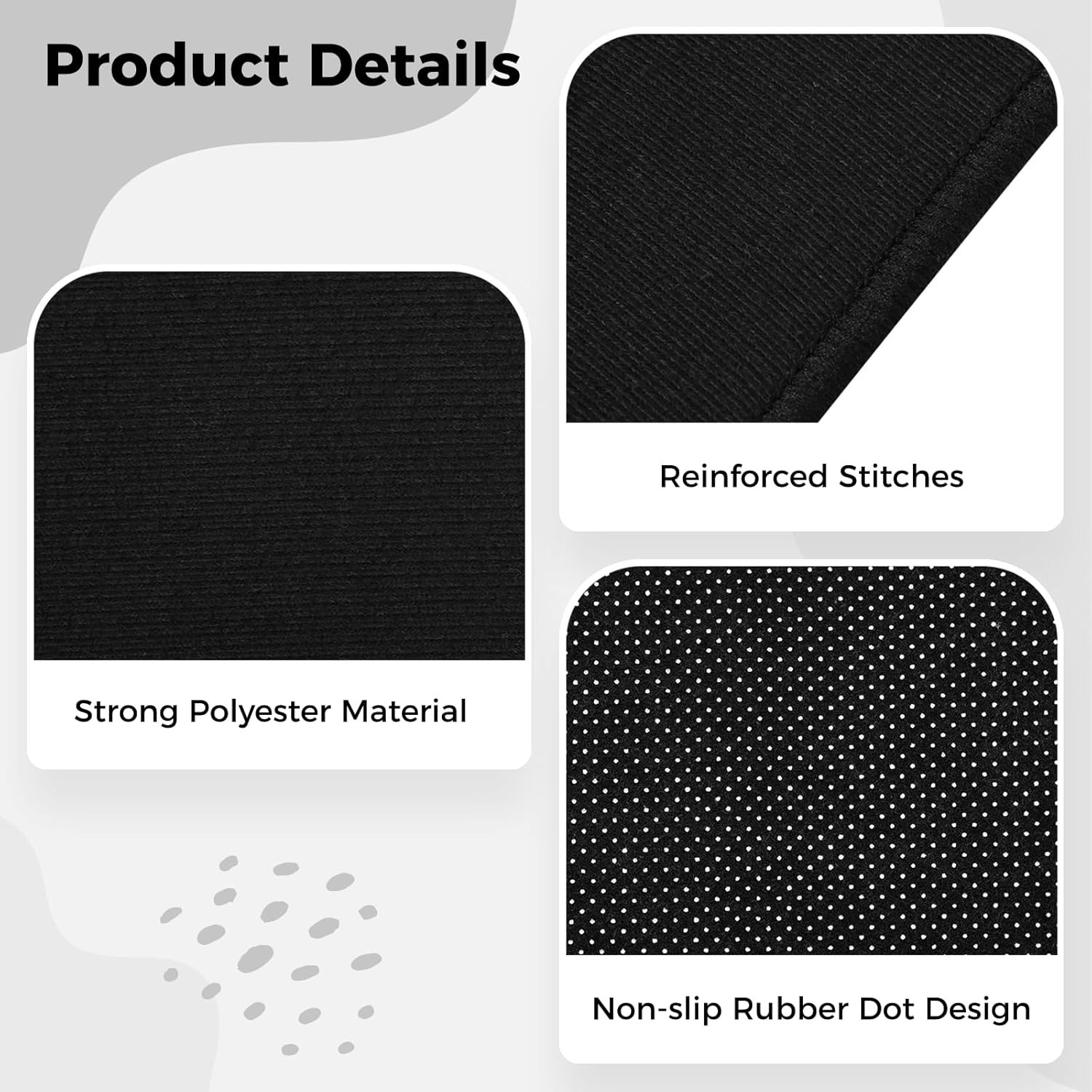 Non-Slip 6×5 Ft Drum Rug – Soundproof Drum Mat for Musicians