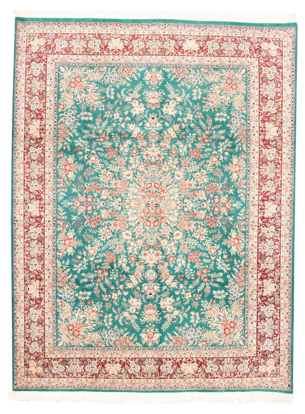 Traditional Hand-knotted Carpet 9’0″ x 12’0″ Wool Oriental Area Rug