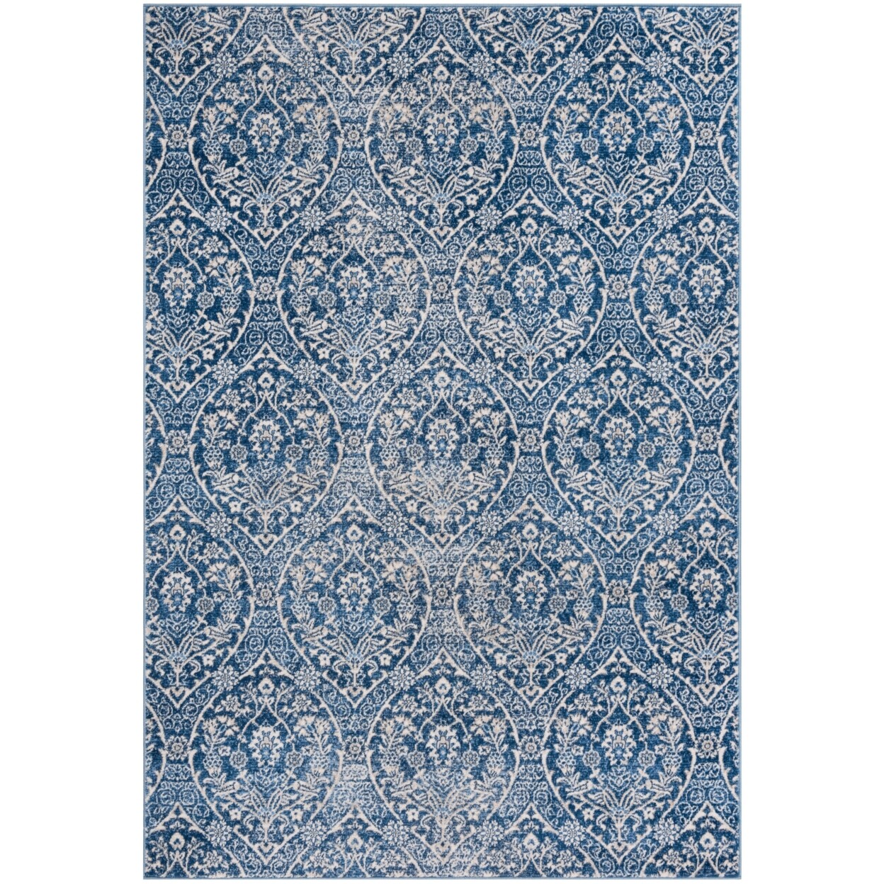 SAFAVIEH Brentwood BNT860M Navy / Light Grey Rug