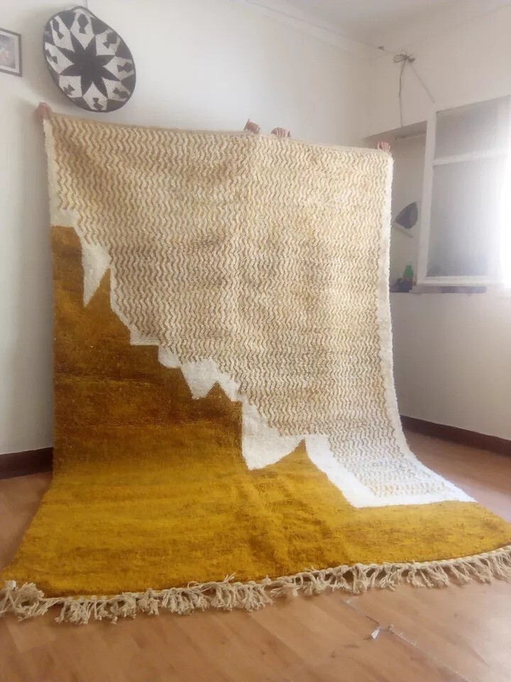 Latest moroccan Moroccan rug Hand knotted, Beni ourain rug, all wool