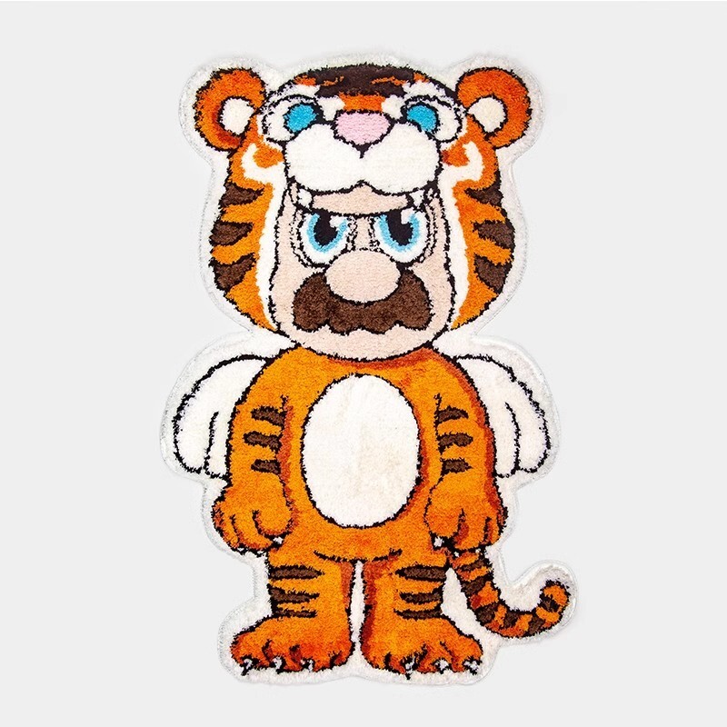 Fools Paradise Leon the Tiger Rug 53cm*79cm Polyester Area Rug –IN STOCK