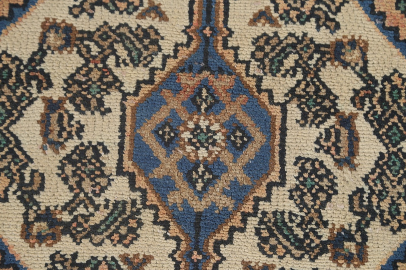 Geometric Room Size Area Rug 9×12 Medallion Hand-made Classic Vintage Carpet