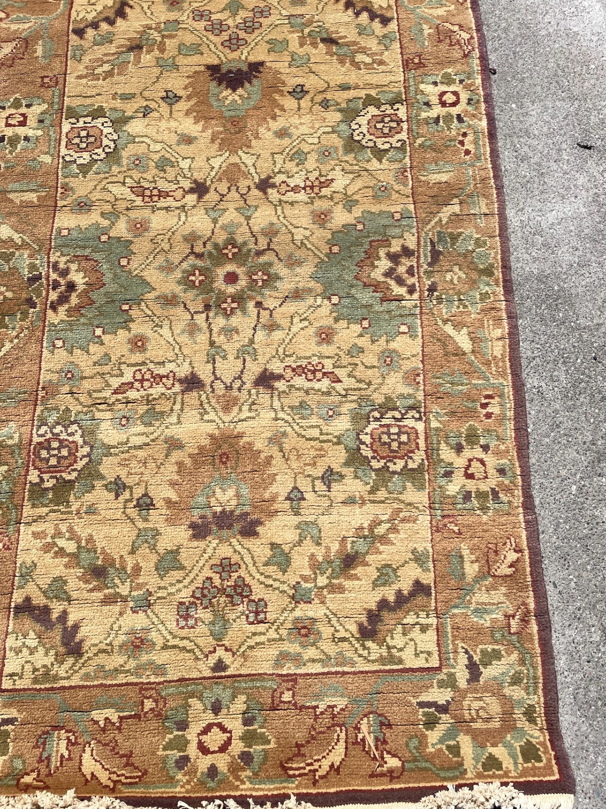 Hand-Woven Wool Tribal Area Rug 3.1′ x 5.2′