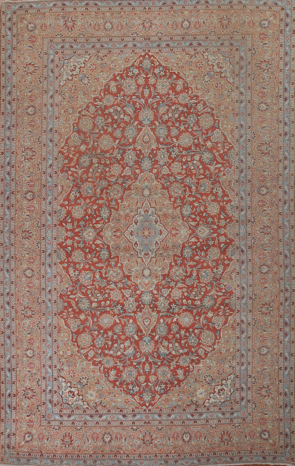 Traditional Floral Ardakan Vintage Area Rug 10’x13′ for Living Room Handmade Rug