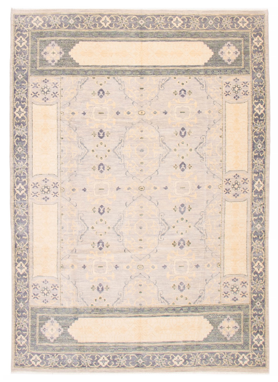 Hand Knotted Area Rug 9’0″ x 12’0″ Traditional Oriental Wool Carpet