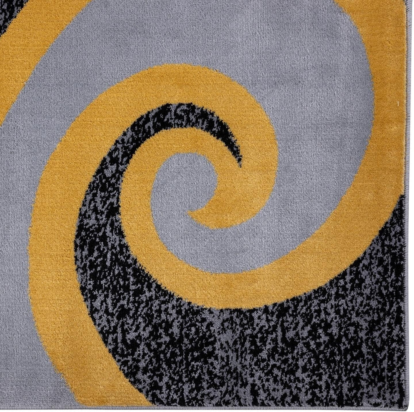 RUGS AREA RUGS CARPETS 8X10 RUG FLOOR GRAY MODERN LARGE YELLOW LIVING ROOM RUGS