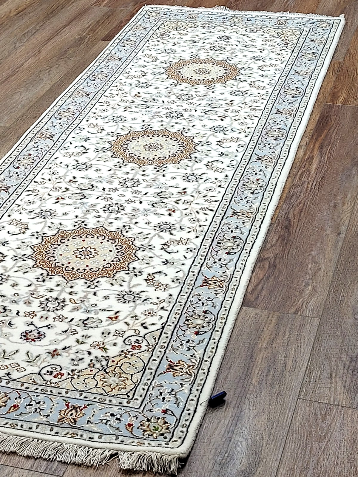 Turtkish Rug,Silk&wool Royal Design Bohemian Turkish Runner Rug,2.8×8.5
