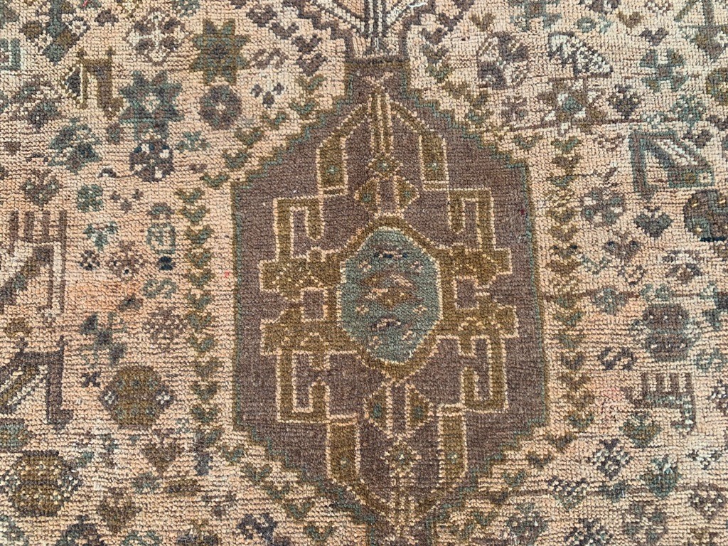 5×6 ft Antique Afghan Rug Handwoven Rugs Geometric Rug Oriental Medallion Rug