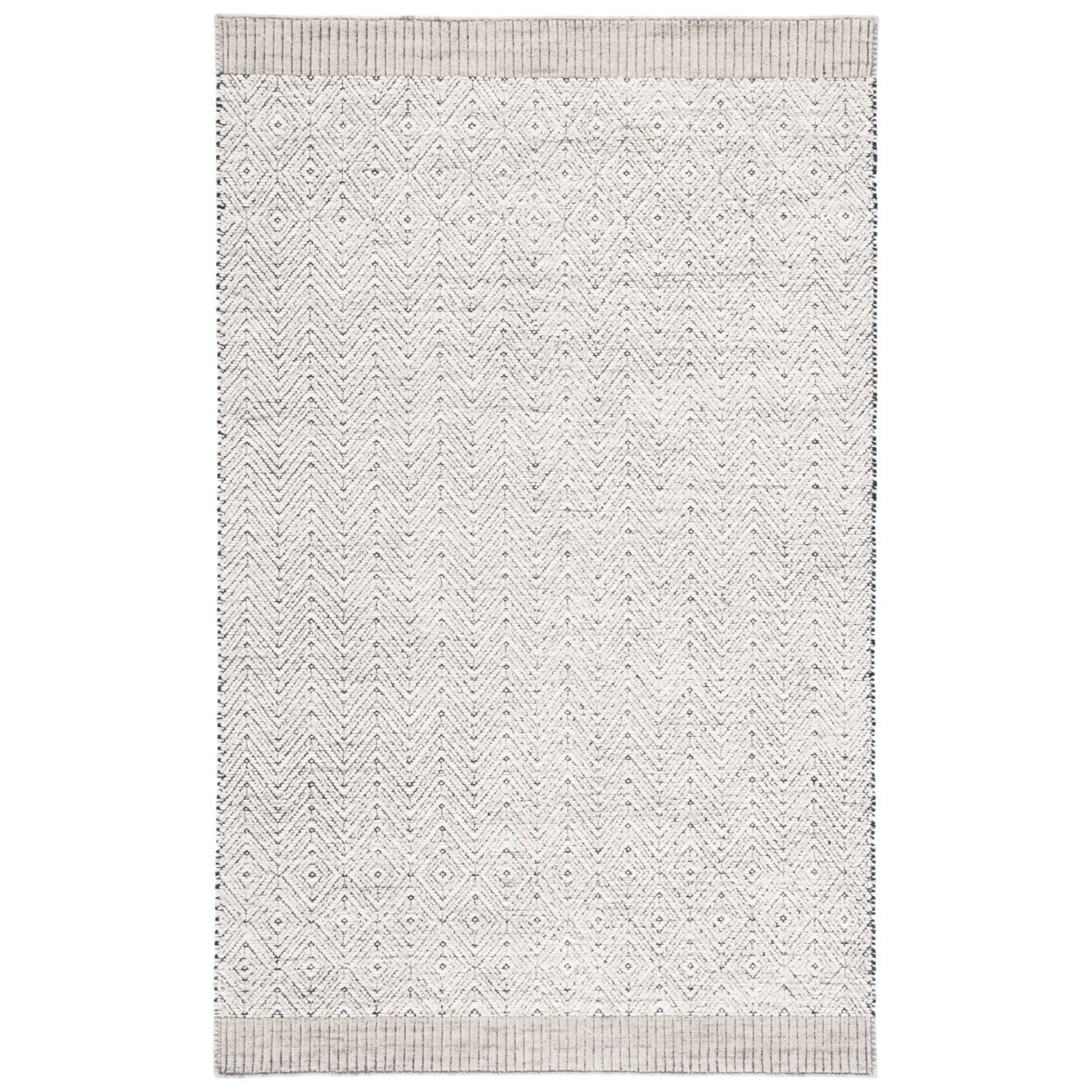 SAFAVIEH Martha Stewart MSR9604G Grey / Ivory Rug