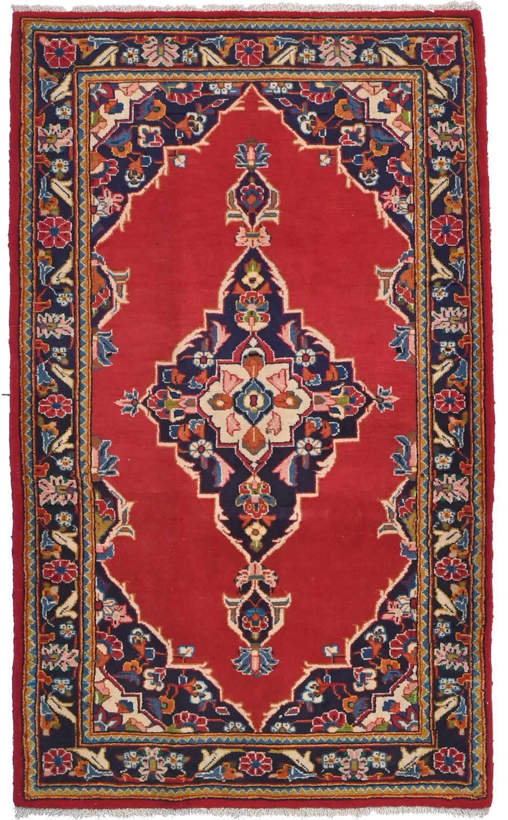 2’8X4’3 ft Vintage Floral Medallion Oriental Rug Carpet for Small Kitchen Decor