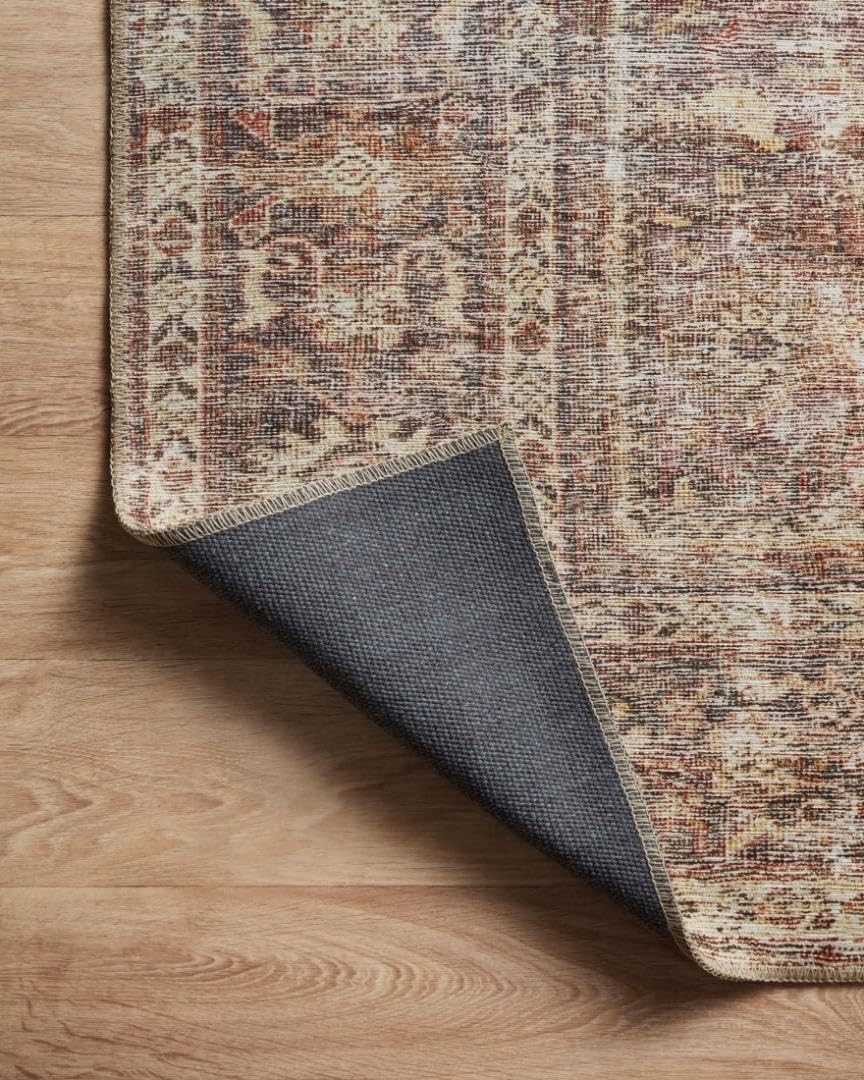 Loloi Amber Lewis Georgie Collection GER-06 Bordeaux/Antique 3’9″x5’6″ Rug
