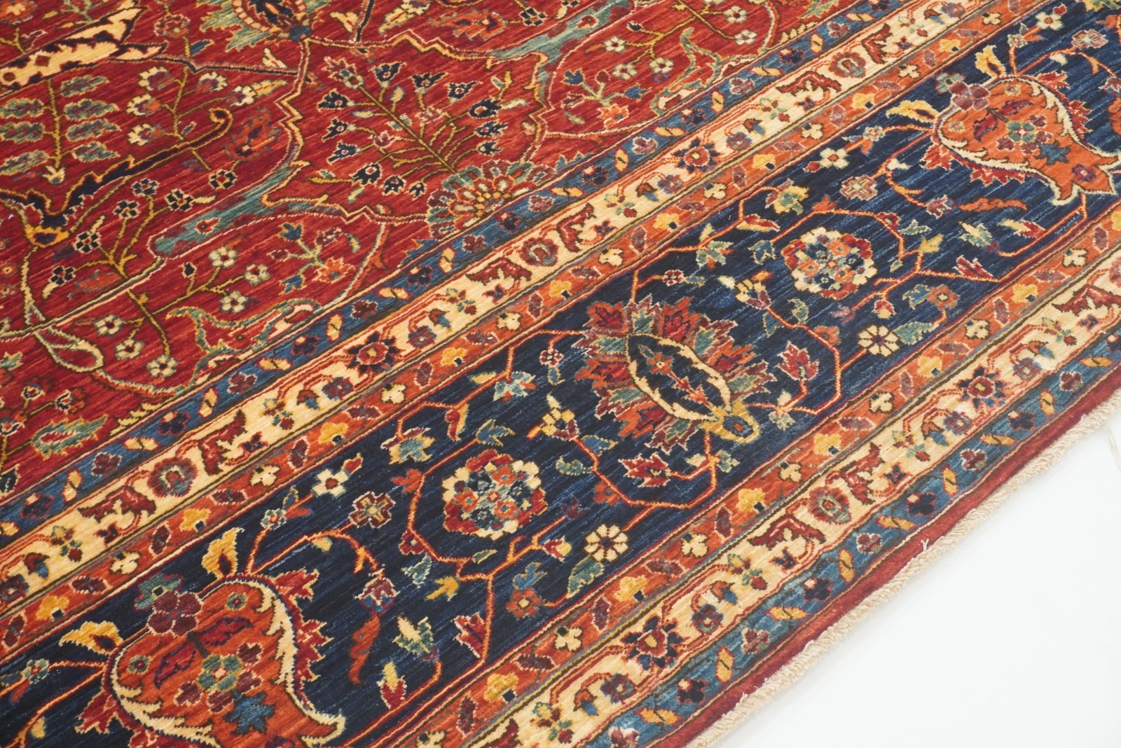 10×14 ft Red Bidjar Afghan Hand Knotted Wool Oriental Rug