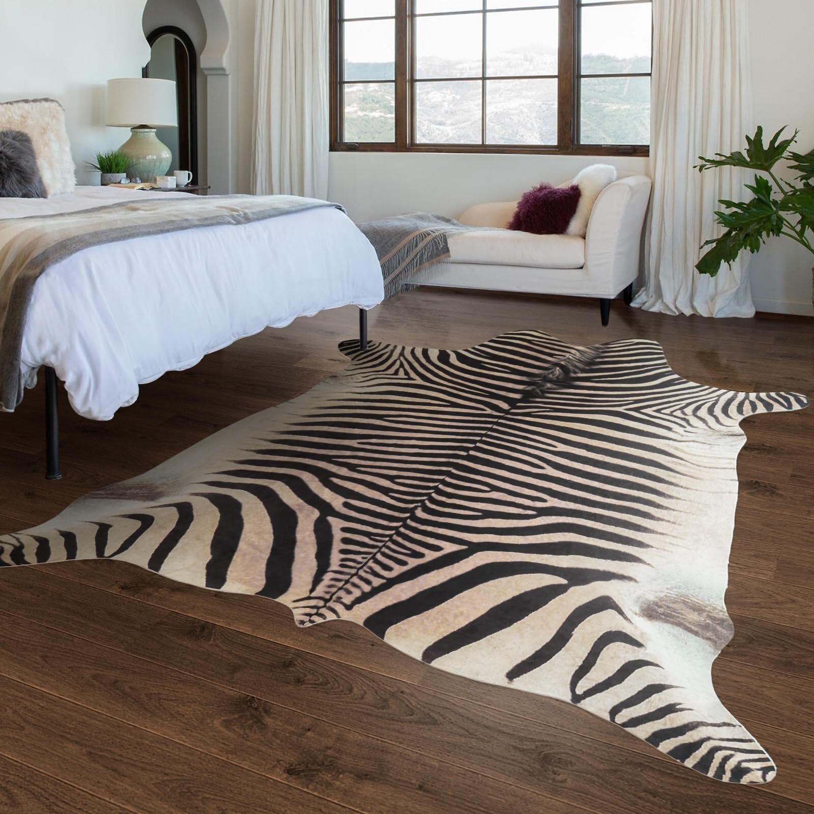 Large Zebra Rug10x8 ft Area Rugs Luxurious Zebra Print Rug Funky Area Rugs fo…