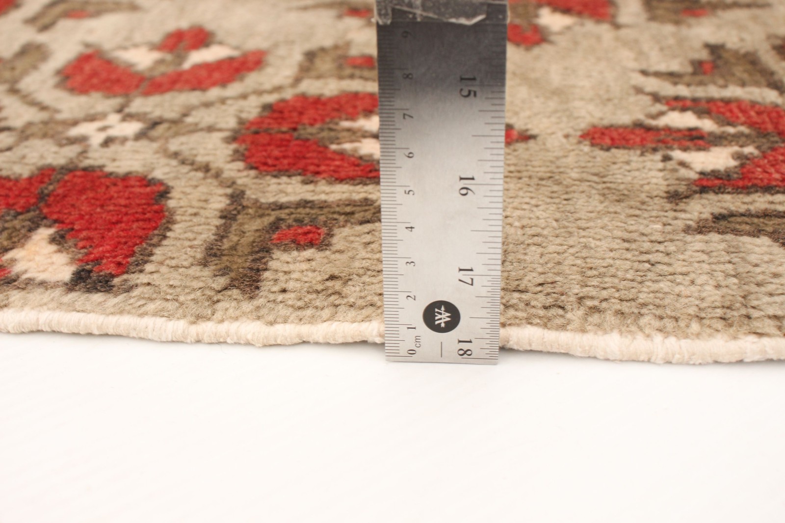 Vintage Hand-Knotted Area Rug 4’4″ x 8’2″ Traditional Wool Carpet
