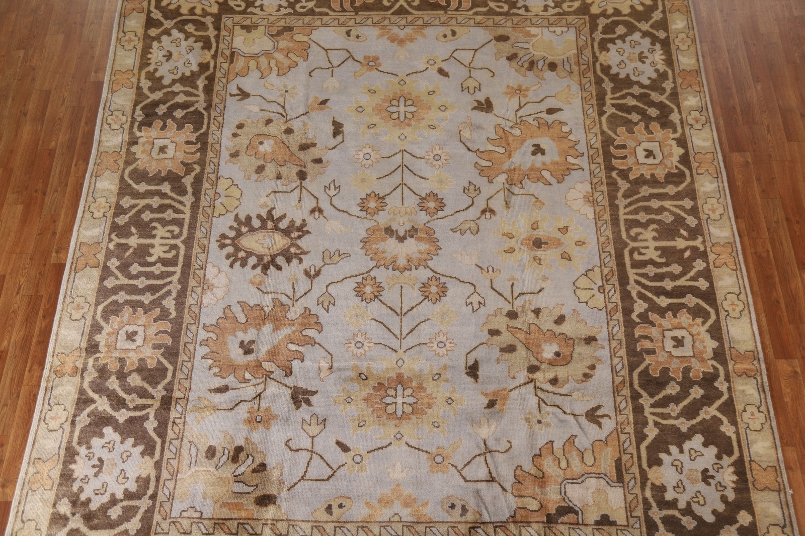 All-over Pattern Oushak Traditional Turkish Rug 9×12 Hand-knotted Wool