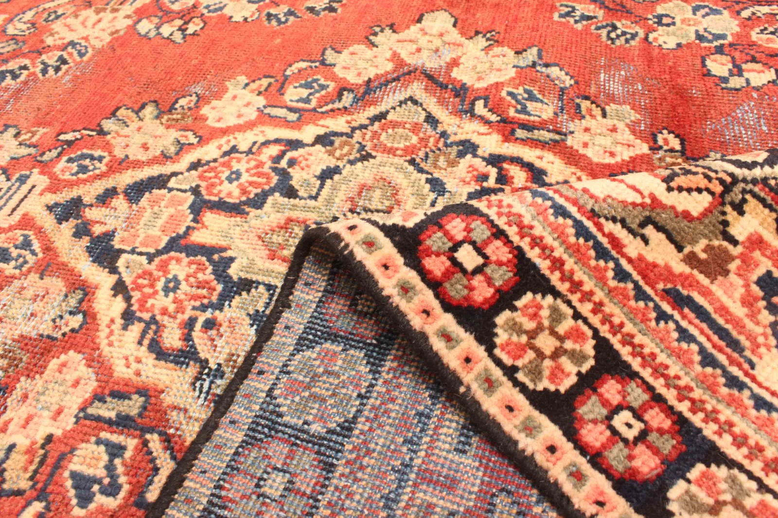 Vintage Traditional Hand-Knotted Area Rug 4’2″ x 6’8″ Oriental Wool Carpet