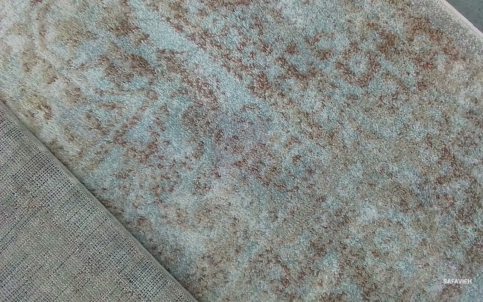 IVORY / TAUPE 6′-7″ x 9′-0″ Back Stain Rug, Reduced Price 1172793850 EVK256E-6