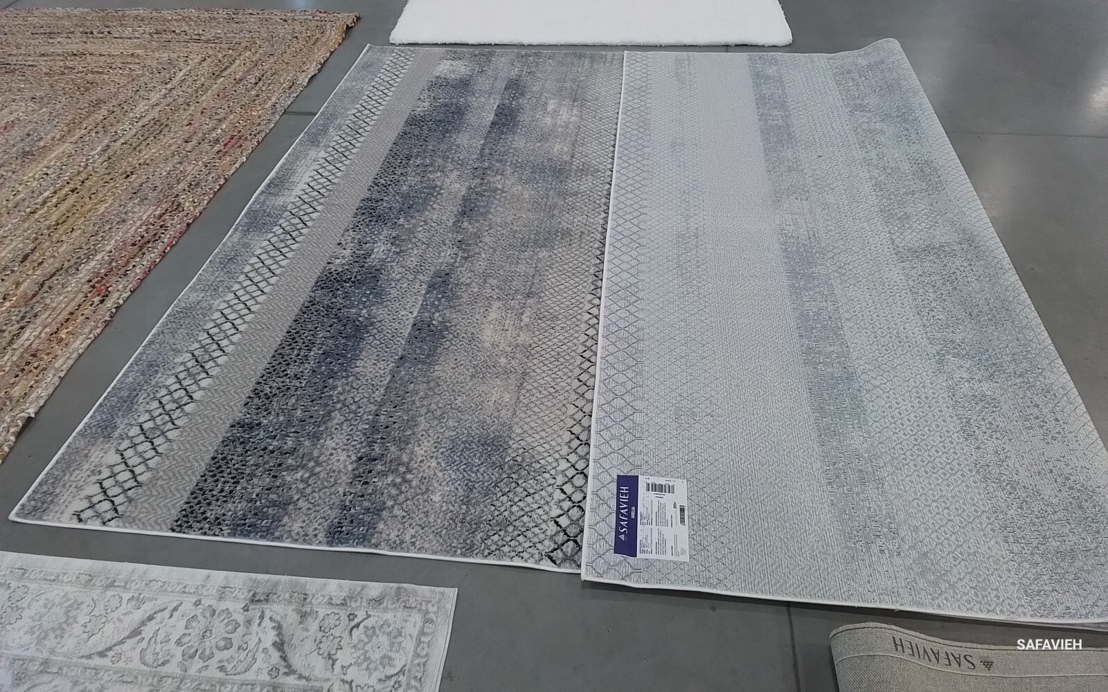 GREY / LIGHT BLUE 9′-0″ x 12′-0″ Flaw in Rug, Reduced Price 1172774410 ALA761G-9