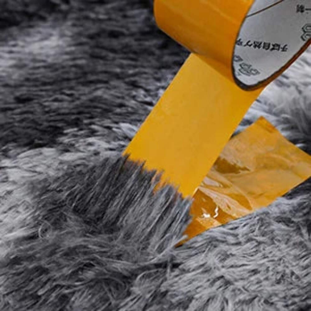 Light Grey Silk Wool Shag Rug 40x60cm Soft Bedroom Mat Nursery Prayer Non-Slip