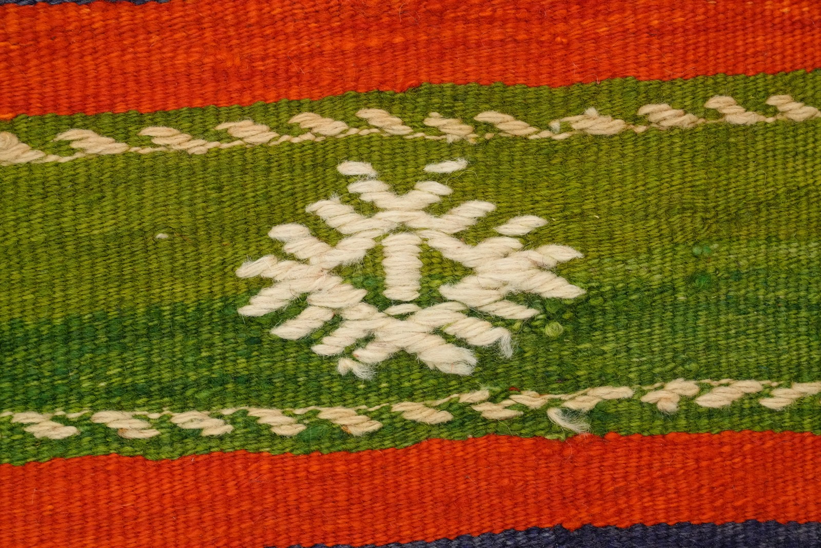 Vegetable Dye Kilim Area Rug 6×11 Flat-Weave Geometric Oriental Reversible Rug