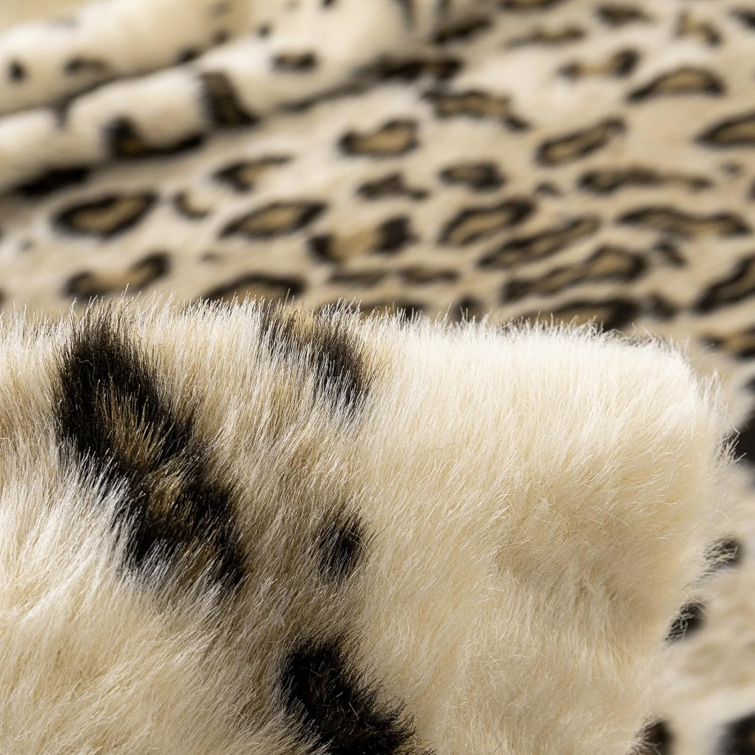 Faux Cheetah Area Rug Animals Printed Hide Mats Leopard Rug 5.2Ft X 6.5Ft / 6…