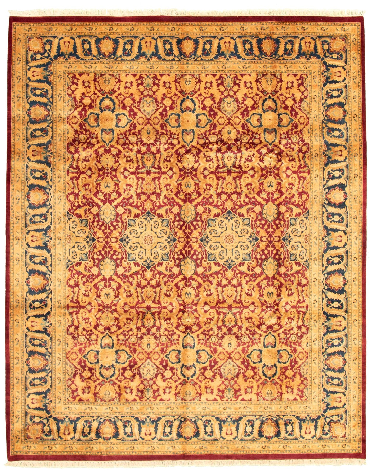 Traditional Hand-knotted Wool Oriental Carpet 8’1″ x 10’0″ Area Rug