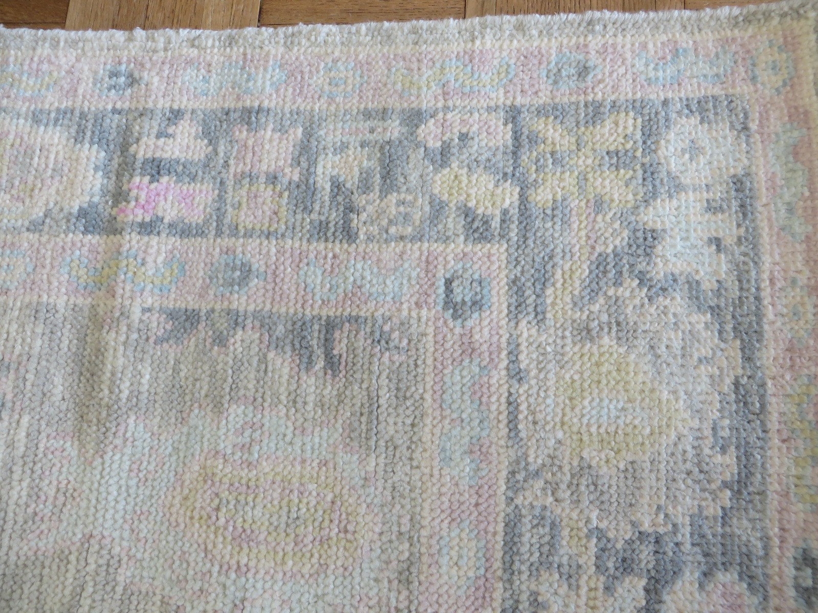 4 x 6 Hand Knotted Gray Modern Oushak Oriental Rug G14645