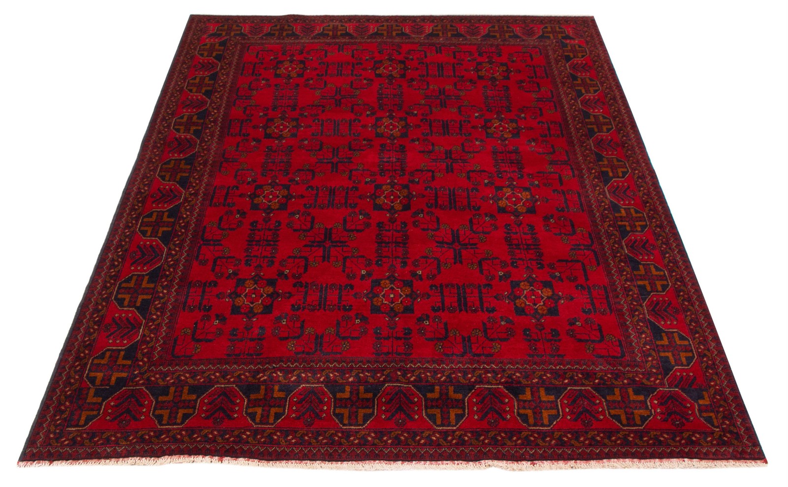 Traditional Hand Knotted Oriental Area Rug 6’7″ x 9’7″ Wool Carpet