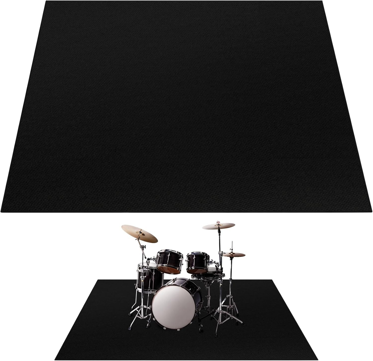 6x5Ft Drum Rug Non Slip Drum Mat Carpet Sound Absorbing Music Floor