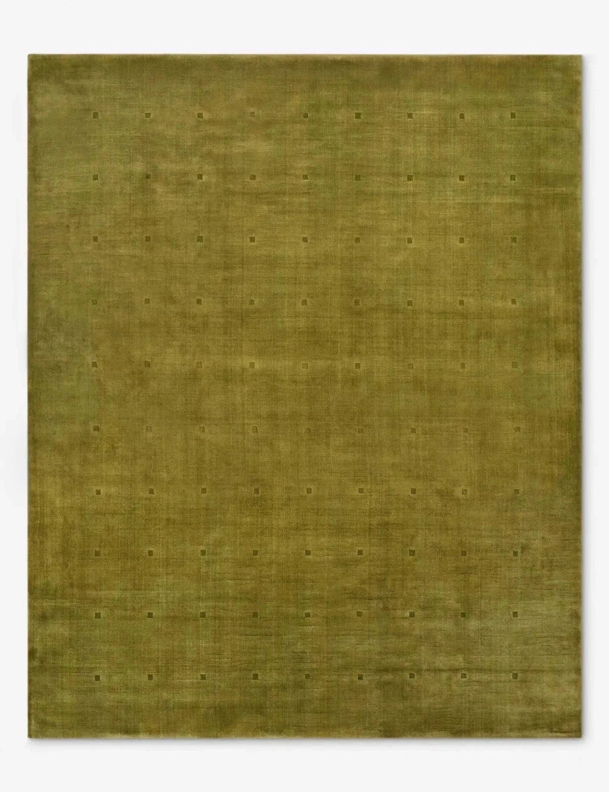 Hand Tufted Wool Area Rug Olive Green Modern Solid Minimalist Living Room Carpet