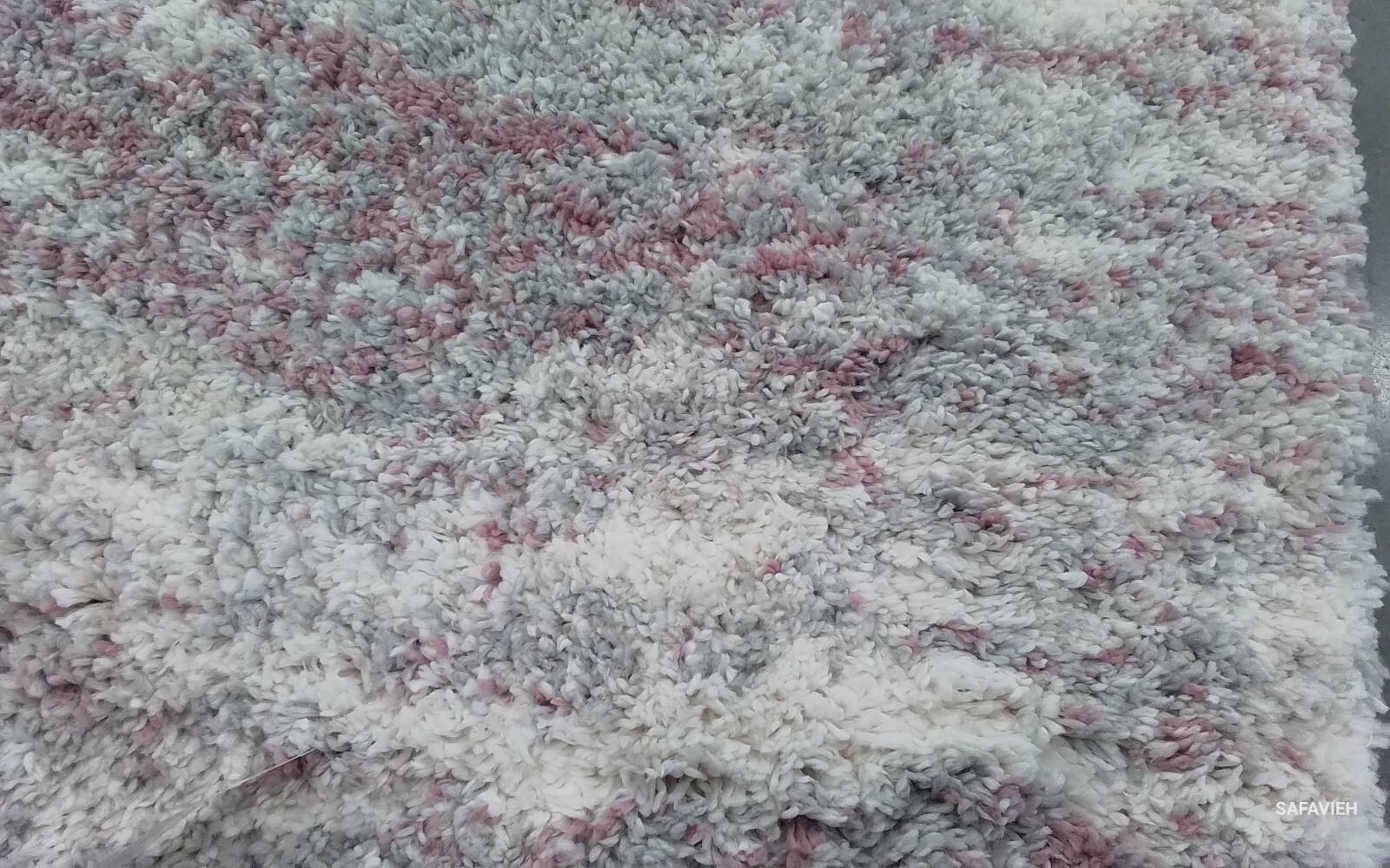 PINK / GREY 4′ X 6′ Back Stain Rug, Reduced Price 1172760073 FNT875U-4