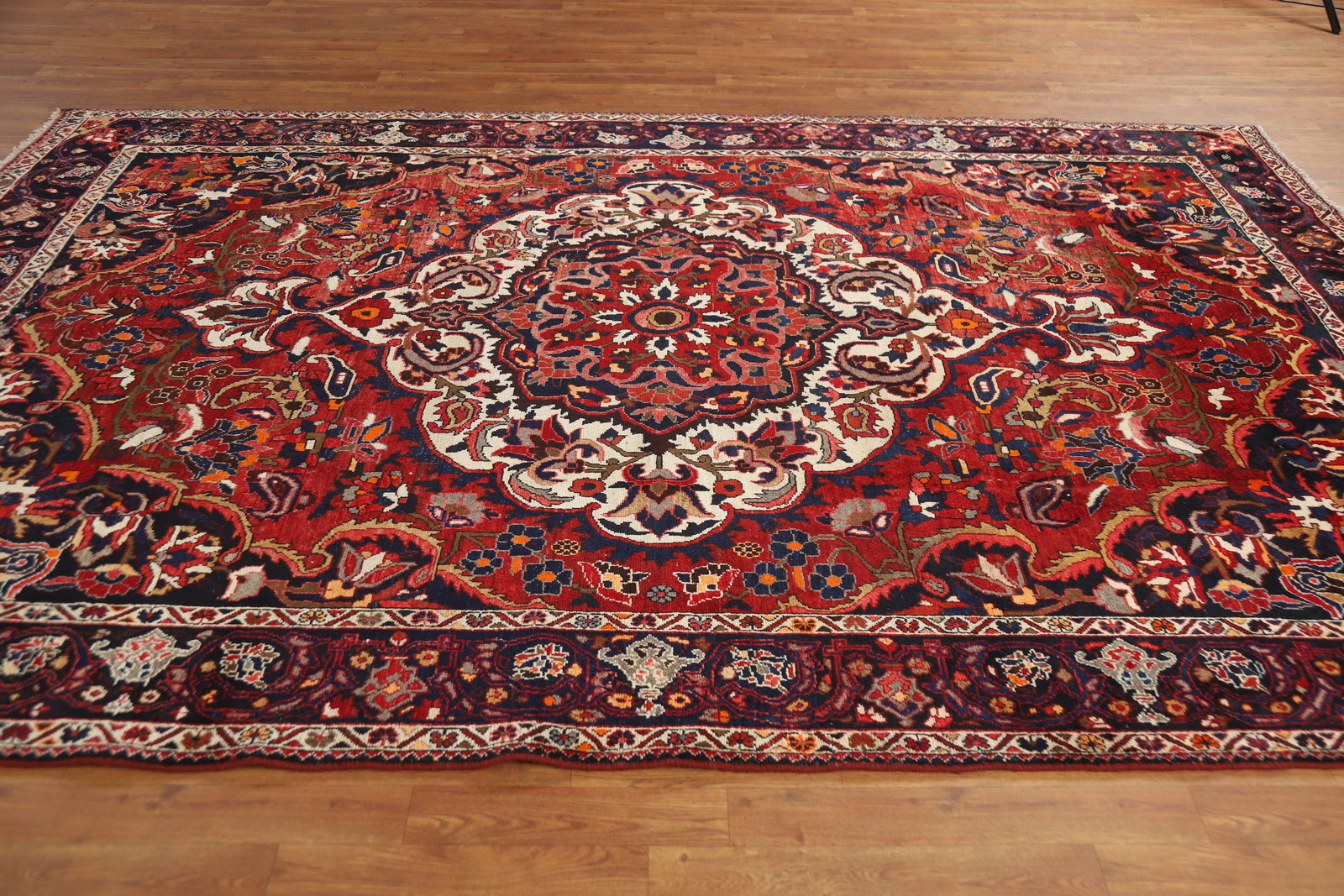 Traditional Floral Wool Hand-knotted Bakhtiari Area Rug Living Room Carpet 7×11